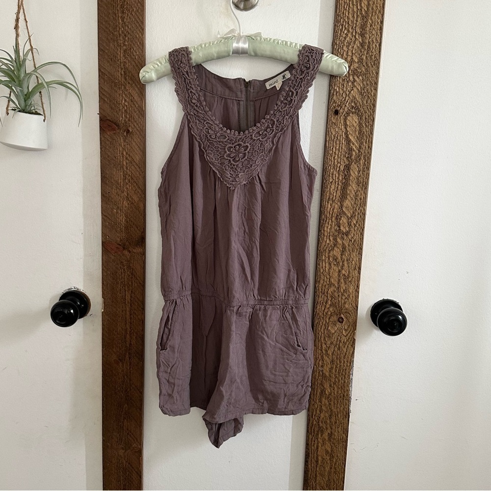 Anthropologie Mine Women’s Medium Rustic Bohemian Romper with Pockets